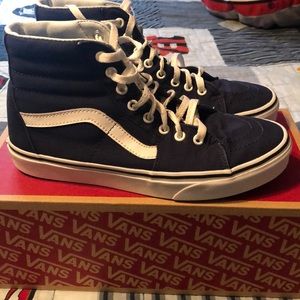 Unisex High Top Vans - Navy